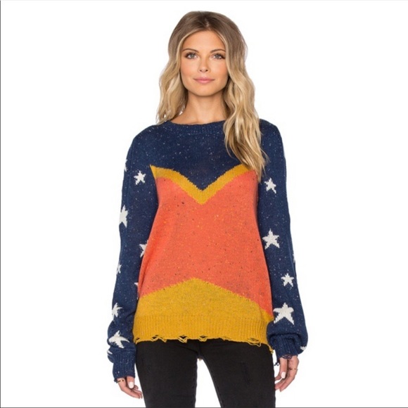 Wildfox Sweaters - Wildfox Wildwoman Wonder Woman Misty Wool Sweater